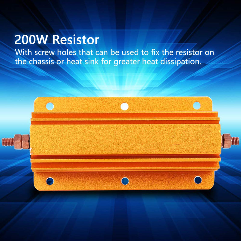 [AUSTRALIA] - RX24 200W 8Ohm 8R Chassis Resistor,Aluminum Housed High Power Resistor Professional Industrial Eletrical Supplies for Power Supply,Sensor,Elevator,etc. 