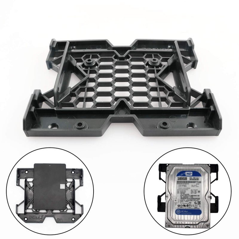 ZRM&E Desktop Hard Disk Drive Computer Stand 2.5'' / 3.5'' to 5.25'' SSD HDD Mounting Bracket Internal Hard Disk Drive Bays Holder Adapter with Mounting Screws for PC