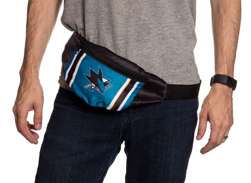 Official NHL Unisex Adjustable Fanny Pack (San Jose Sharks) San Jose Sharks