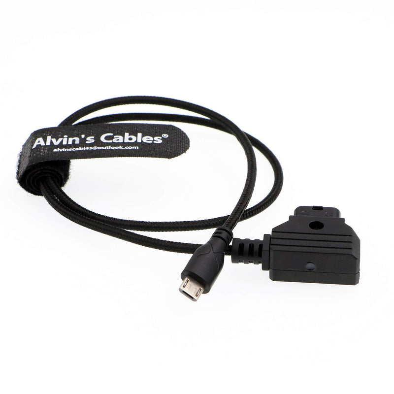 Alvin's Cables Micro USB to D Tap AlvinTap Protective DTap Motor Power Cable for Tilta Nucleus Nano