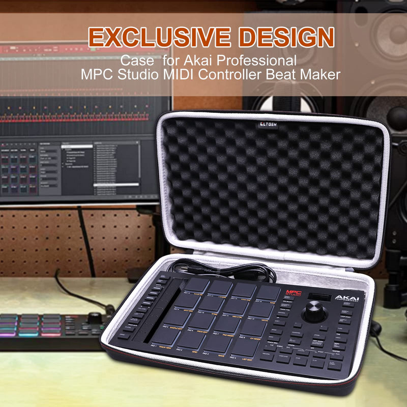 [AUSTRALIA] - LTGEM EVA Hard Case for Akai Professional MPC Studio MIDI Controller Beat Maker - Travel Protective Carrying Storage Bag 