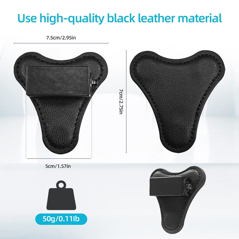 CAMMHD Body Camera Magnet Mount, Support 45° Angle Adjustable for Body Camera, 6 Strong Magnets, Universal Magnetic Suction Clip for All model Body Cameras, Make from Durable Leather, Stick to Clothes