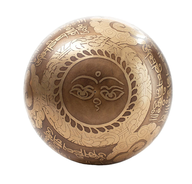 [AUSTRALIA] - Tibetan Singing Bowl Set - Easy To Play - 4 Inch Zen Mindfulness Sound Music Instruments For Meditation Holistic 7 Chakra Healing By Himalayan Bazaar 