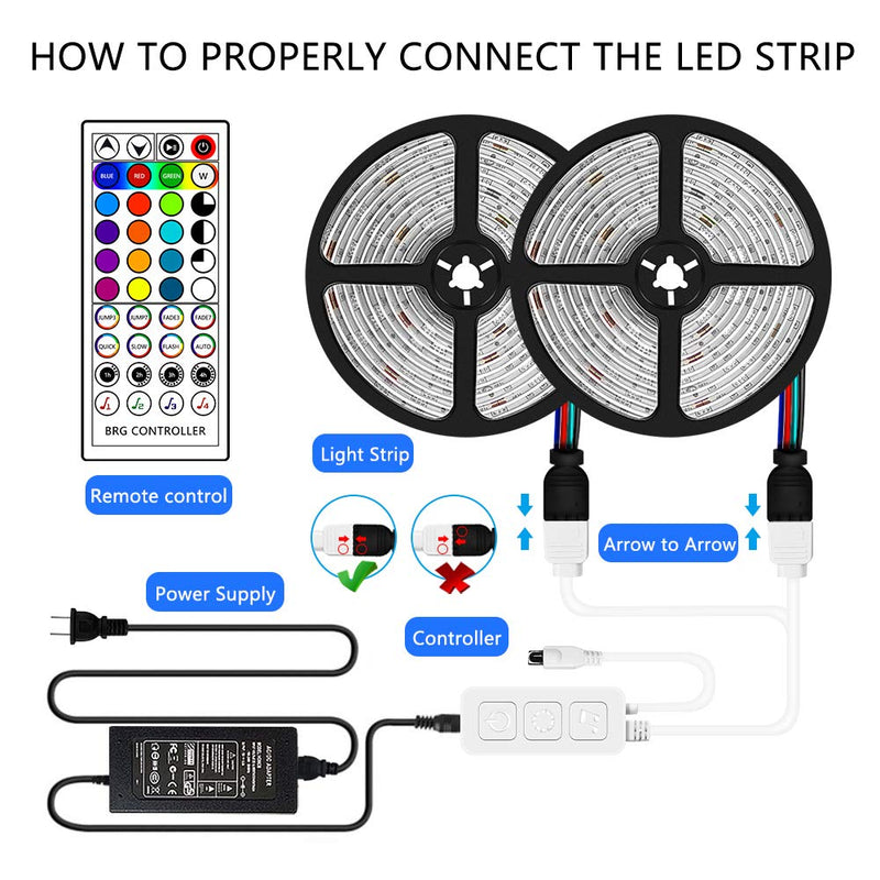 [AUSTRALIA] - ZHUOPD LED Strip Lights 32.8ft/10M, Bluetooth Smart Color Changing Strip Lights,RGB Dimmable Light Strips, APP and Music Rhythm Sound Control, Light Belt Fit for Bedroom Party Christmas Decoration 