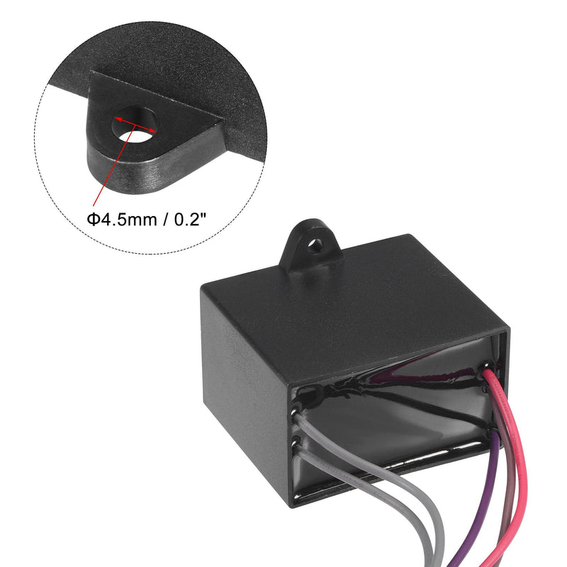 uxcell Ceiling Fan Capacitor CBB61 5/6.5/6.5uF 350V AC 5 Wires Metallized Polypropylene Film Capacitor 58x49x35mm for Electric Fan Pump Motor Generator 2Pcs