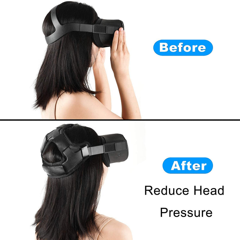 VR Head Strap Pad for Oculus Quest/Rifts Soft Leather Headset Cushion VR Accessories