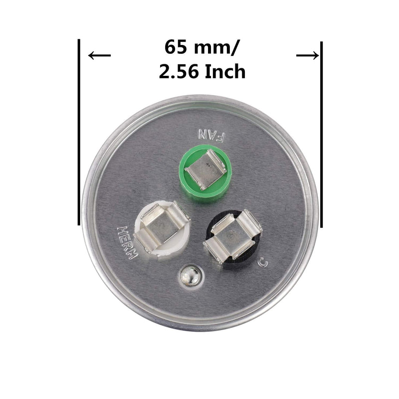 [AUSTRALIA] - BOJACK 65+5uF 65/5MFD ±6% 370V/440V CBB65 Dual Run Circular Start Capacitor for AC Motor Run or Fan Start or Condenser Straight Cool or Heat Pump air Conditioner 