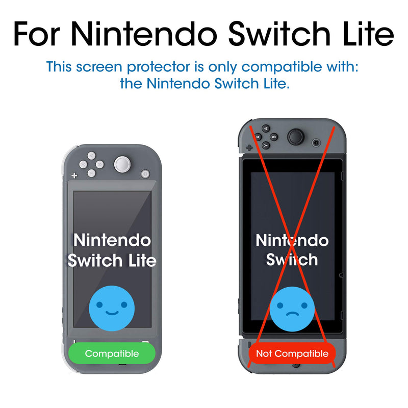 amFilm Tempered Glass Screen Protector for Nintendo Switch Lite 2019 (3-Pack)