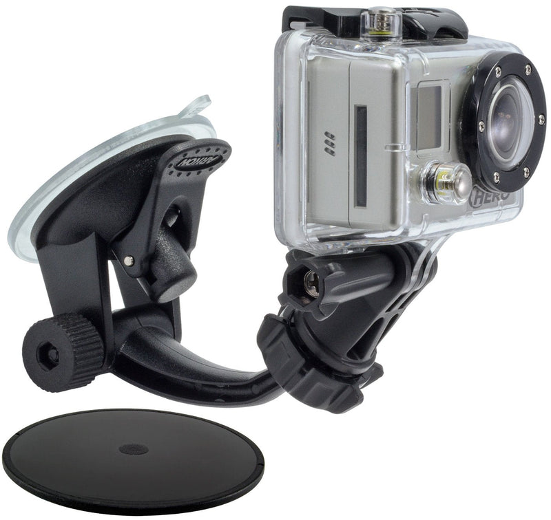 Arkon GoPro Windshield or Dash Car Mount Holder for GoPro Hero Action Cameras Retail Black