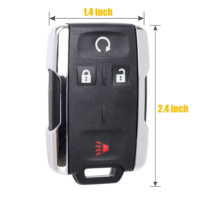 OGATOO Key Fob Replacement for Chevy GMC Sierra 1500 2500 3500 HD 2014-2020 Colorado GMC Canyon 2015 2016 2017 2018 2019 2020 2021 Keyless Entry Remote Control Start (M3N-32337100, Pack of 2)