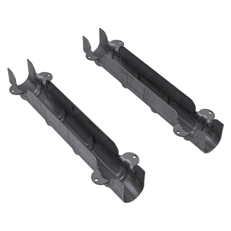 [AUSTRALIA] - Ribbed Steel Hoosier Cabinet Mounting Side Brackets | Sold in Pairs | Hoosier Cabinet Hardware, Cabinet Brackets W/Slide Clearence | HSB-3 