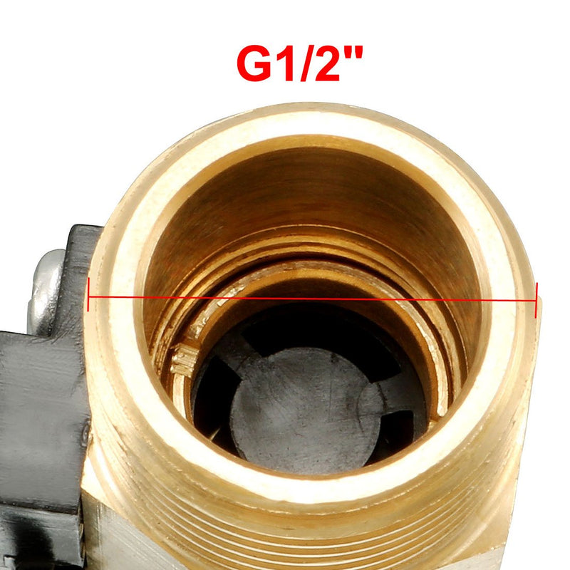 uxcell G1/2" Hall Effect Liquid Water Flow Sensor Switch Flowmeter Counter Meter 1-30L/min SEN-CL21W
