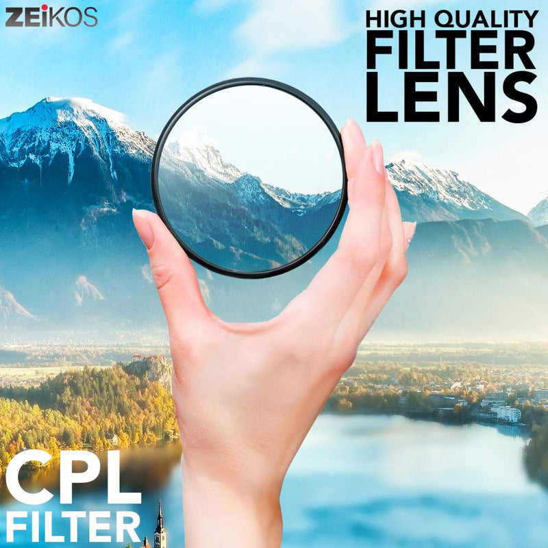Zeikos ZE-FLK52 52mm Multi-Coated 3 Piece Filter Kit (UV-CPL-FLD)