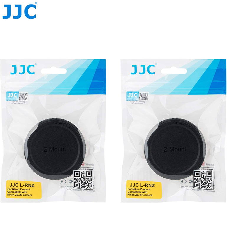 (2 Pack) JJC Z Mount Body Cap & Rear Lens Cap, for Nikon Z Camera Lens, Nikon Z-Mount Lense Rear Cap, Body Sensor Protective Caps, Compatible with Nikon Z Mirrorless Camera Z5 Z50 Z6 Z7 Z6 II Z7 II Caps 2 Packs