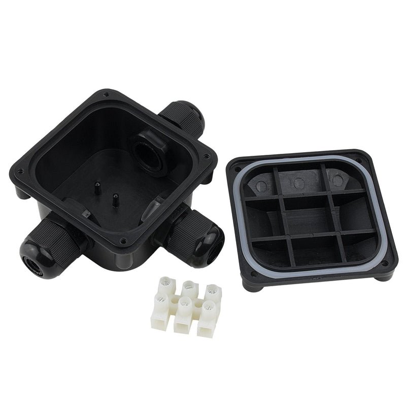 GWHOLE 4Pcs Waterproof IP66 Outdoor Electric Junction Project Box, 3-Way Outdoor Cable Connectors£¬Outdoor/External Electrical Light Junction Box ? 6mm-10.2mm 4 Pcs IP 66 Waterproof Junction Boxes