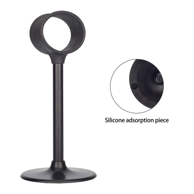 Lightweight Oval Headset Mount Bracket Holder Stand with Aluminum Center Bar ABS Solid Non-Slip Base Hanger for Bluetooth Earphone ANC and Gaming Headphone