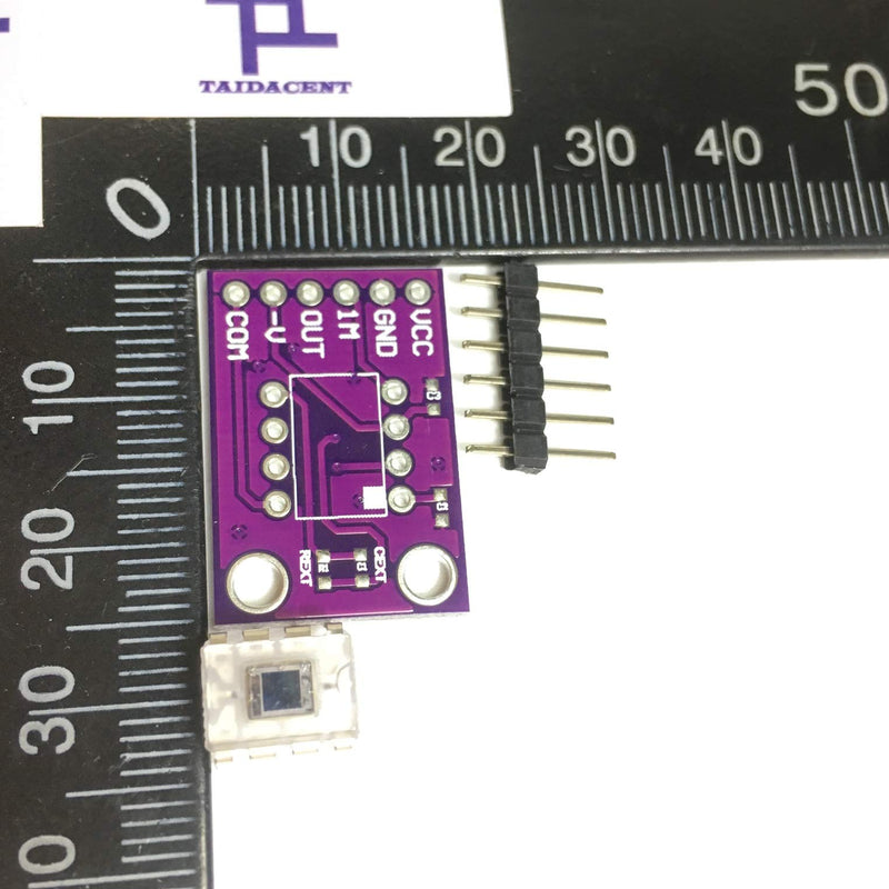 Taidacent OPT101 Monolithic Photodiode and Single-Supply Transimpedance Amplifier Analog Light Sensor Light Intensity Module