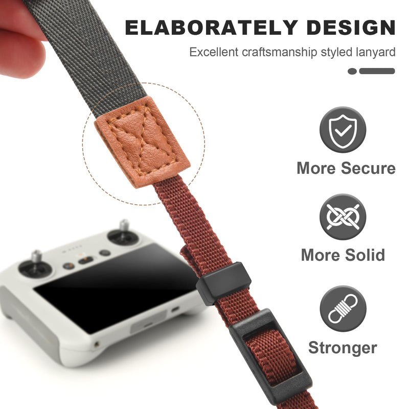 Mini 3 Pro 2 in 1 Sun Hood RC Protector Sunshade + Tempered Glass Screen Protector Film (2pcs) + Neck Lanyard/Strap for DJI Mini 3 Pro/Mini 3/Mavic 3 Classic/Mavic 3 Pro RC Accessories