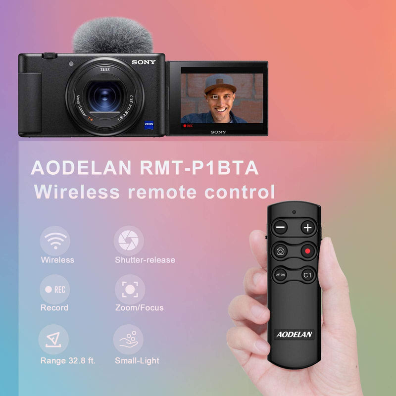 [AUSTRALIA] - AODELAN Camera Remote Wireless Shutter Release Take Photos and Videos for Sony A7 III, A7R III, A7R IV, A7C, A6100, A6400, RX100 VII, RX0 II, A9, A9 II 