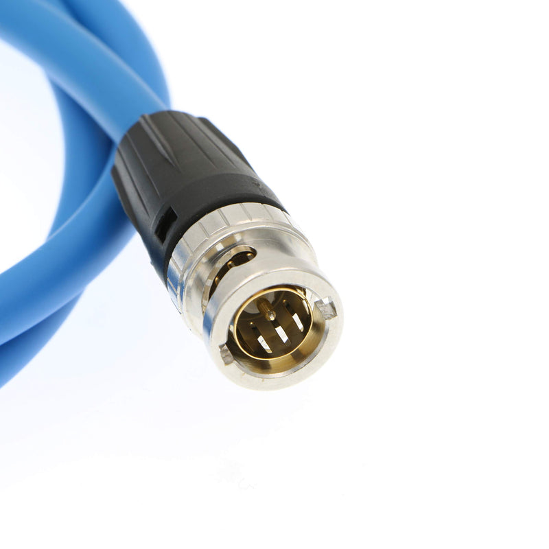 Alvin's Cables 12G HD SDI Video Coaxial Cable BNC Male to Male for 4K Video Camera 1M Blue 1M