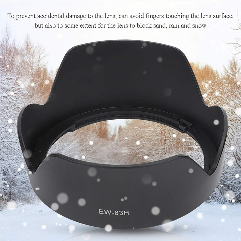 Mugast EW-63II Lens Hood,Camera Lens Shell Cover Case Sunshade Hood Protector Replacement for Canon EF 28-105mm 28mm f/1.8 USM