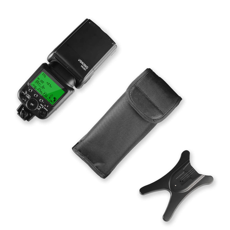 Voking VK581N TTL High Speed Sync Master Camera Flash Speedlite Compatible with Nikon D70 D90 D300 D600 D3000 D5200 D7000 D7100,etc