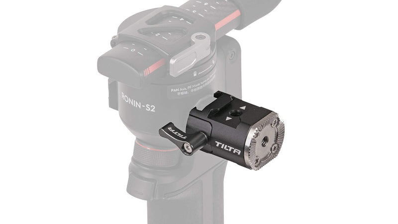 Tilta Left Side Adapter from NATO Rail to Rosette | Mount Side Handles and Accessories, Compatible with DJI RS2 and RSC2 | TGA-NRA-L
