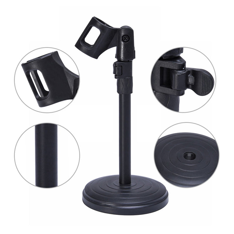 [AUSTRALIA] - Mudder Adjustable Foldable Desk Microphone Stand with Mic Clip for Meetings, Lectures and Podcasts 