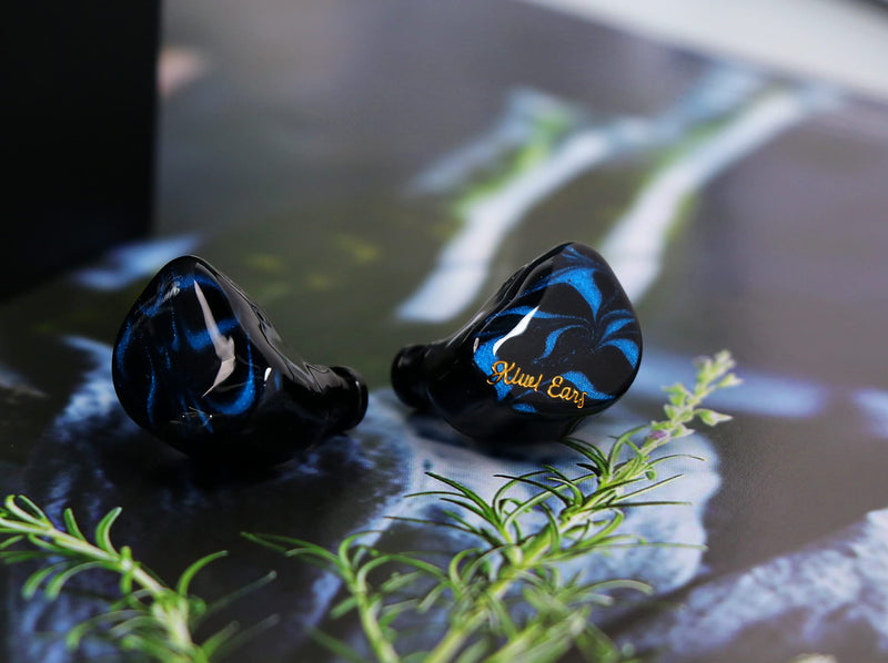 Linsoul Kiwi Ears Cadenza 10mm Beryllium Dynamic Driver IEM 3D Printed with Detachable Interchangeable Plug 0.78 2pin 3.5mm IEM Cable for Musician Audiophile (Verse, Cadenza) Blue