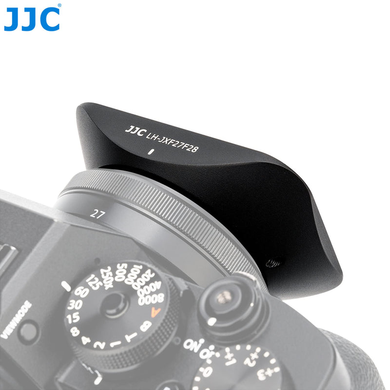 JJC Metal Lens Hood Replaces LH-XF27 for Fuji XF 27mm f2.8 R WR lense, XF27mm Hood, Compatible with Fujifilm XF 27mm f2.8 R WR Lens