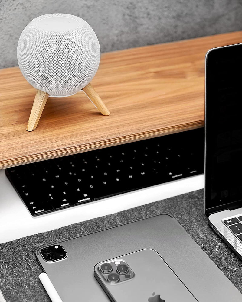 balolo Real Wood Tripod for HomePod Mini (White Oak) White Oak