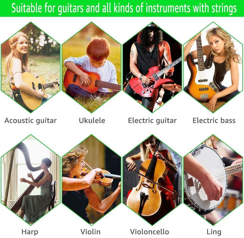 FNEIAI Fingerboard & String Cleaner for Guitar, Bass, Banjo, Mandolin, Ukulele & Other Instruments