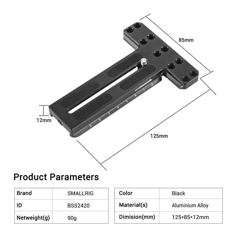 SMALLRIG Counterweight Mounting Plate for DJI Ronin SC Gimbal - BSS2420