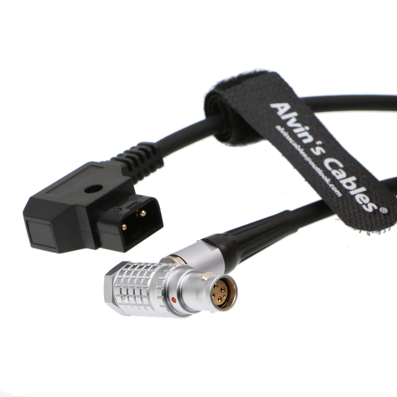 Alvin's Cables Red Epic Scarlet Flexible Thin Power Cable D Tap to Right Angle 1B 6 Pin Female Right angle 6pin 39in