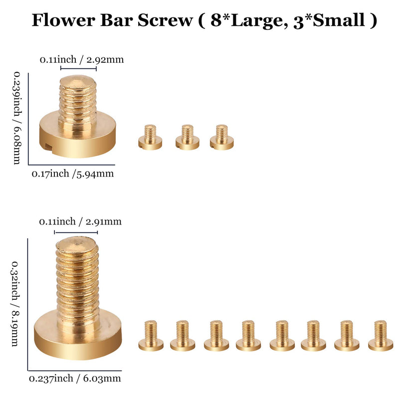 GU GU Alto Sax Repair Parts Screws Springs Set