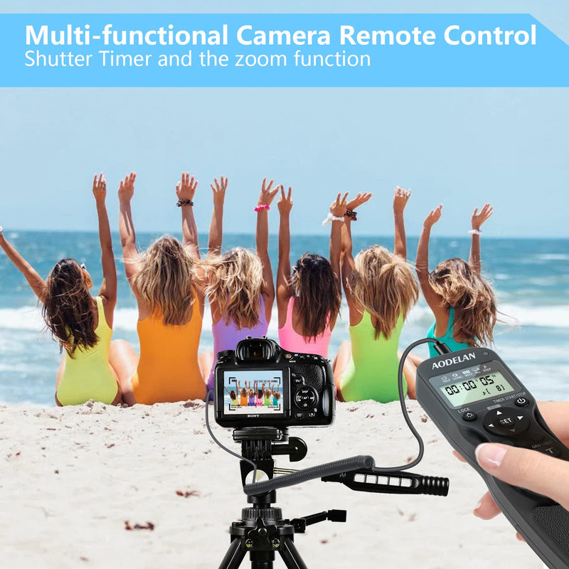 Camera Remote Control & Timer Zoom Controller for Sony a7 a7R a7S a7II A7SII A7RII A58 A6300 A6000 A5100 A5000 A3000 HX300 HX400 HX50 HX60 Wired Timing Zoom Controller