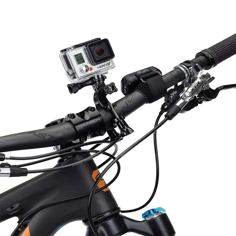 RAXPY Outdoor Accessories Bike Kit Compatible With Many Action Cameras Including GoPro Hero 3, Hero 4, Gopro Hero 5, Gopro Hero 6, Gopro Hero 7 and Gopro Session 4 5
