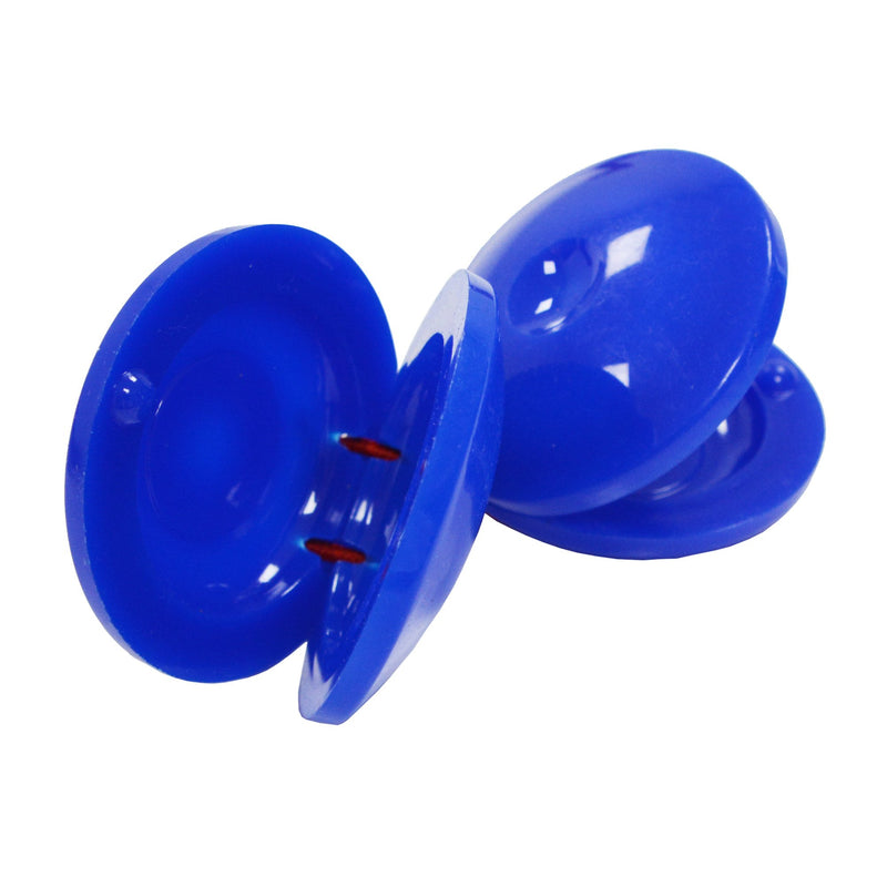 A-Star AP4311 Plastic Finger Castanets - Pair, Educational School Percussion, Blue 1 Pair