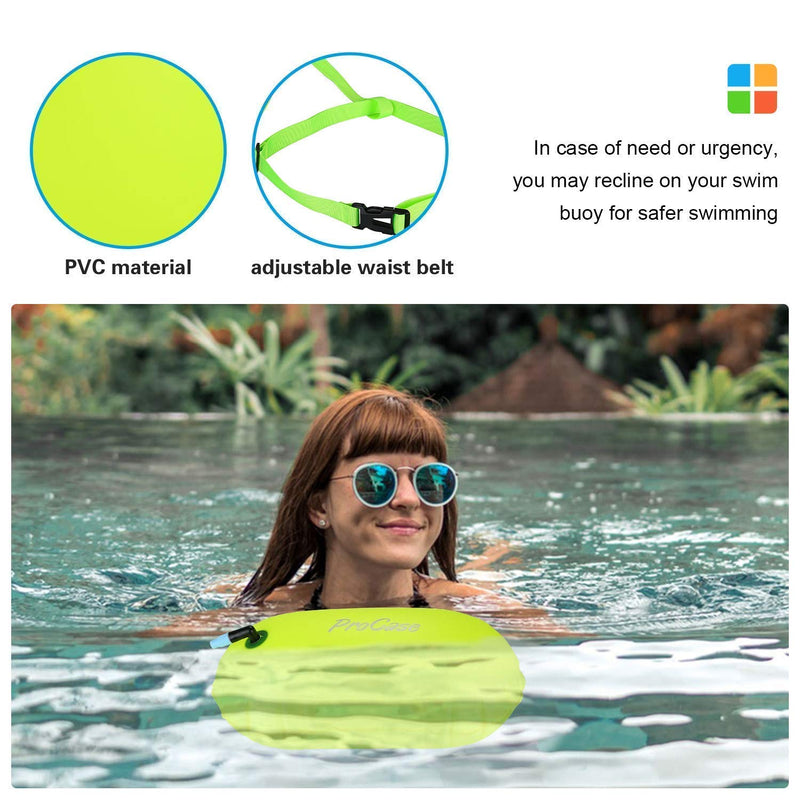 [AUSTRALIA] - JOTO Universal Waterproof Pouch Cellphone Dry Bag Case for Phones up to 7" Bundle with ProCase Swim Buoy Float for Open Water Swimming 