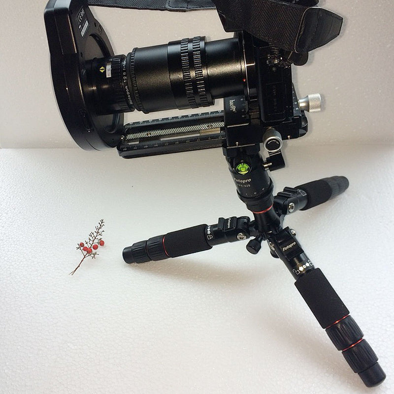 Haoge MFR-180 Macro Focusing Rail Rack Slider for Precision Focus Stacking Stack Nodal Slide Macro Close-up Close Up Photography Built-in Arca Swiss Type Quick Release Clamp and Arca Dovetail Groove