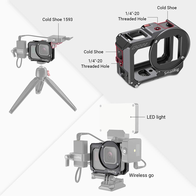 SmallRig Vlogging Cage for GoPro HERO8 Black CVG2505