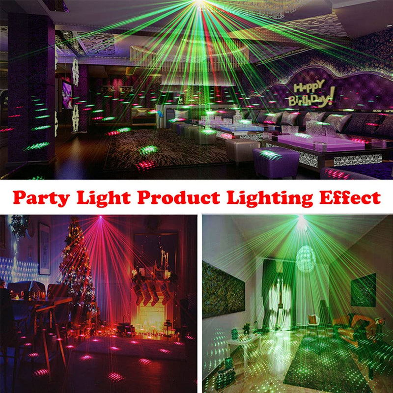 LED Disco Lights Party Light GEELIGHT Strobe Light Mini Auto Flash Dj Stage Strobe Lights Sound Activated for Parties Room Show Birthday Party Wedding Dance Lighting with Remote Control