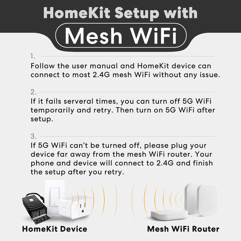 Meross Smart Plug Mini, 15A & Reliable Wi-Fi, Support Apple HomeKit, Siri, Alexa, Echo, Google Assistant and Nest Hub, App Control, Timer, No Hub Needed, 2.4G WiFi Only, 4 Pack