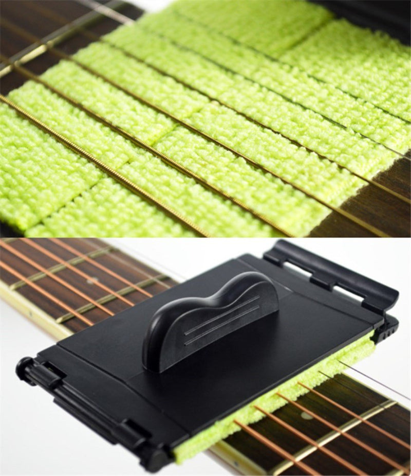 Honbay Guitar String Cleaner Scrubber Fingerboard Fretboard Cleaning Cloth Tool