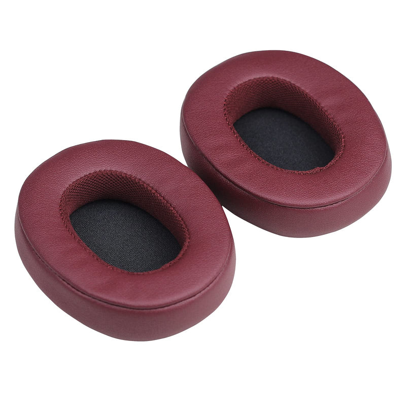 [AUSTRALIA] - MOLGRIA Ear Pads Cushion, Replacement Protein Leather Earpads for Skullcandy Crusher Wireless Crusher Evo ANC HESH 3.0 Over-Ear Headphones(Deep Red) Deep Red 