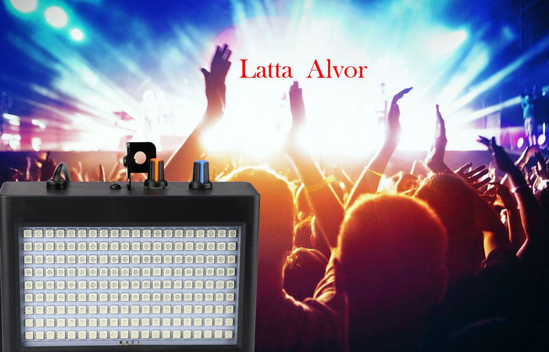 180 LED DJ Lights, Latta Alvor Flashing Stage Strobe Light for Parties Disco DJ Stage Lighting with Auto Sound Activated Remote Control multicolored