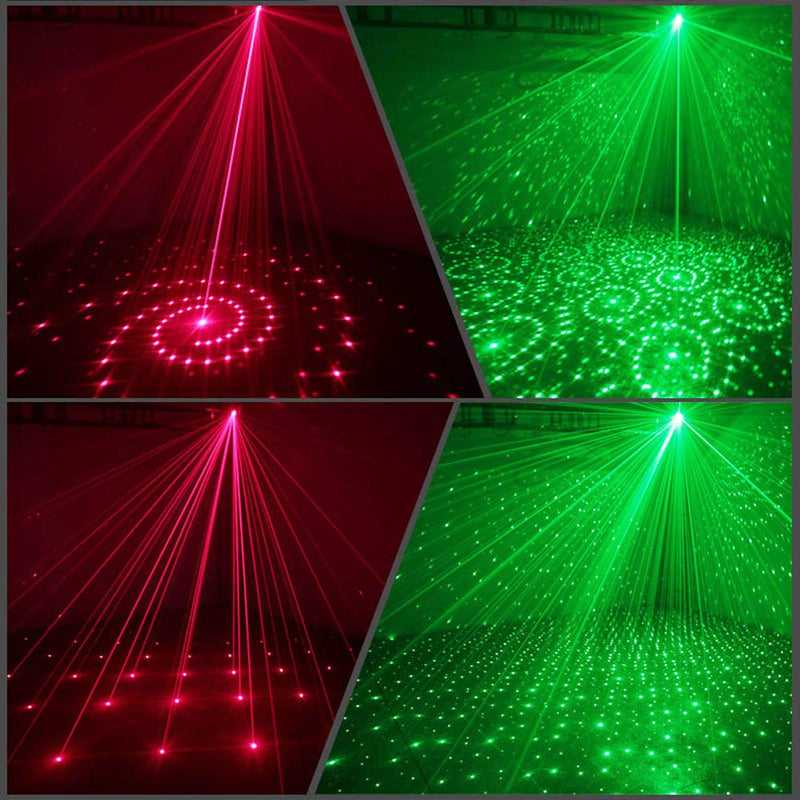 [AUSTRALIA] - Party Lights,DJ Disco Stage Lights Sbolight Led Projector Karaoke Strobe Perform for Stage Lighting with Remote Control for Dancing Thanksgiving KTV Bar Birthday Outdoor Silver 