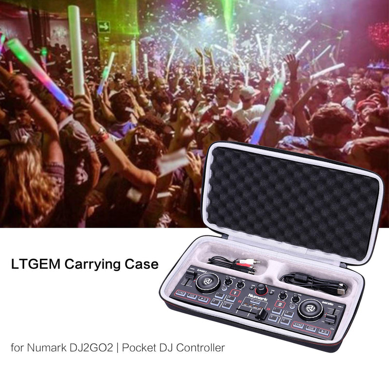 [AUSTRALIA] - LTGEM EVA Hard Case for Numark DJ2GO2 | Pocket DJ Controller - Travel Protective Carrying Storage Bag 