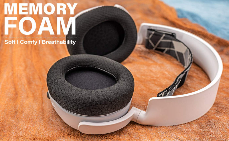 [AUSTRALIA] - Arctis Ear Cushions - Compatible with Arctis 7/5/3, Arctis Pro, Arctis 9X Wireless Headphones I Memory Foam Earpads I Black 