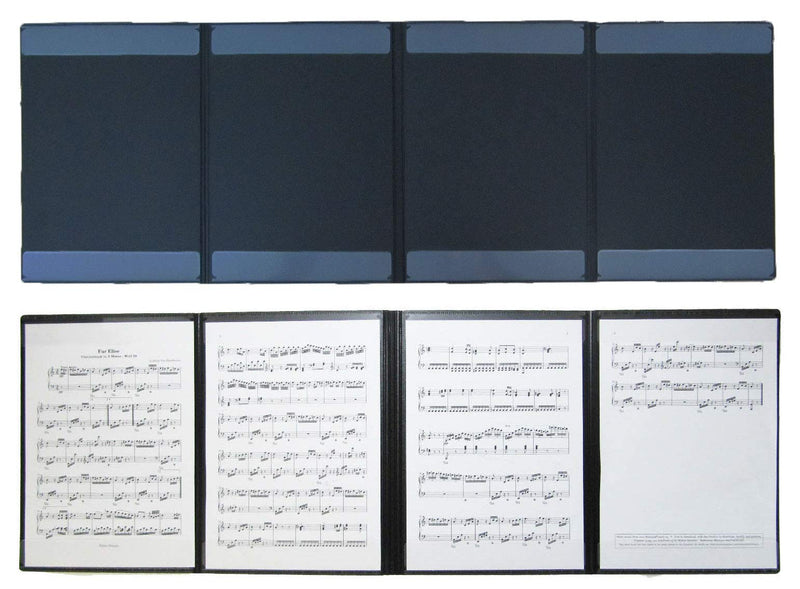 Music sheet 4-Sided Spread Holder Folder (1 piece) 1 piece